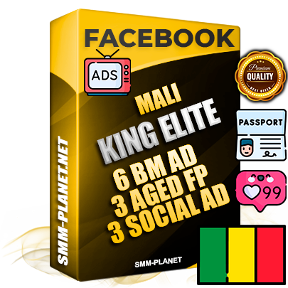 SUPER TRUST KING ELITE Malian Facebook Ad Accounts - 6 BM Ad Accounts + 3 Ad Accounts on King Profile + 3 aged Fan Pages with huge organic reach and active subscribers
