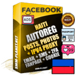 Ultimate Haitian PREMIUM AutoReg Facebook Accounts - Fully Loaded (Posts : Multi-Photos : Info)