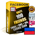 Elite Haitian PREMIUM Handcrafted Facebook Accounts - 100 Authentic Live Friends with High Trust for Ads