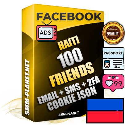 Elite Haitian PREMIUM Handcrafted Facebook Accounts - 100 Authentic Live Friends with High Trust for Ads