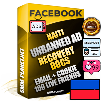 Premium Haitian Unbanned FB Ad Accounts with Recovery Docs