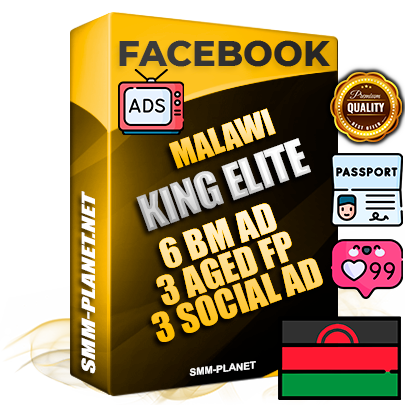 SUPER TRUST KING ELITE Malawian Facebook Ad Accounts - 6 BM Ad Accounts + 3 Ad Accounts on King Profile + 3 aged Fan Pages with huge organic reach and active subscribers