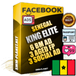 SUPER TRUST KING ELITE Senegalese Facebook Ad Accounts - 6 BM Ad Accounts + 3 Ad Accounts on King Profile + 3 aged Fan Pages with huge organic reach and active subscribers