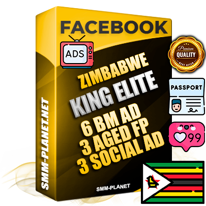SUPER TRUST KING ELITE Zimbabwean Facebook Ad Accounts - 6 BM Ad Accounts + 3 Ad Accounts on King Profile + 3 aged Fan Pages with huge organic reach and active subscribers