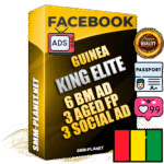 SUPER TRUST KING ELITE Guinean Facebook Ad Accounts - 6 BM Ad Accounts + 3 Ad Accounts on King Profile + 3 aged Fan Pages with huge organic reach and active subscribers