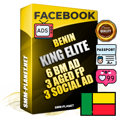 SUPER TRUST KING ELITE Beninese Facebook Ad Accounts - 6 BM Ad Accounts + 3 Ad Accounts on King Profile + 3 aged Fan Pages with huge organic reach and active subscribers