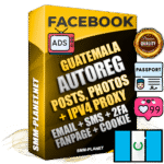Ultimate Guatemalan PREMIUM AutoReg Facebook Accounts - Fully Loaded (Posts : Multi-Photos : Info)