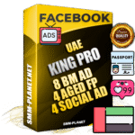 SUPER TRUST KING PRO UAE Facebook Ad Accounts - 8 BM Ad Accounts + 4 Ad Accounts on King Profile + 4 aged Fan Pages with huge organic reach and active subscribers