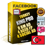 SUPER TRUST KING PRO Turkish Facebook Ad Accounts - 8 BM Ad Accounts + 4 Ad Accounts on King Profile + 4 aged Fan Pages with huge organic reach and active subscribers