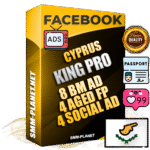 SUPER TRUST KING PRO Cyprus Facebook Ad Accounts - 8 BM Ad Accounts + 4 Ad Accounts on King Profile + 4 aged Fan Pages with huge organic reach and active subscribers