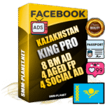 SUPER TRUST KING PRO Kazakh Facebook Ad Accounts - 8 BM Ad Accounts + 4 Ad Accounts on King Profile + 4 aged Fan Pages with huge organic reach and active subscribers