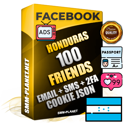 Elite Honduran PREMIUM Handcrafted Facebook Accounts - 100 Authentic Live Friends with High Trust for Ads