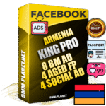 SUPER TRUST KING PRO Armenian Facebook Ad Accounts - 8 BM Ad Accounts + 4 Ad Accounts on King Profile + 4 aged Fan Pages with huge organic reach and active subscribers