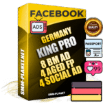 SUPER TRUST KING PRO German Facebook Ad Accounts - 8 BM Ad Accounts + 4 Ad Accounts on King Profile + 4 aged Fan Pages with huge organic reach and active subscribers