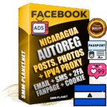 Ultimate Nicaraguan PREMIUM AutoReg Facebook Accounts - Fully Loaded (Posts : Multi-Photos : Info)