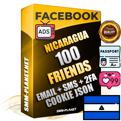 Elite Nicaraguan PREMIUM Handcrafted Facebook Accounts - 100 Authentic Live Friends with High Trust for Ads
