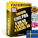 SUPER TRUST KING PRO Swedish Facebook Ad Accounts - 8 BM Ad Accounts + 4 Ad Accounts on King Profile + 4 aged Fan Pages with huge organic reach and active subscribers