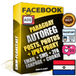 Ultimate Paraguayan PREMIUM AutoReg Facebook Accounts - Fully Loaded (Posts : Multi-Photos : Info)