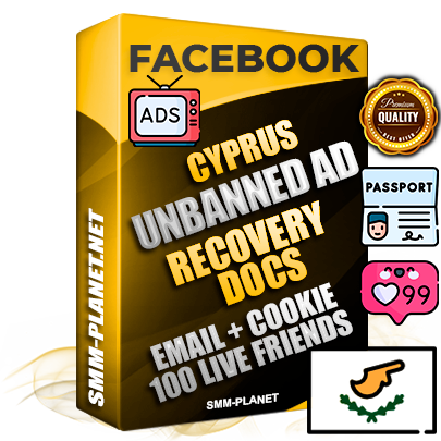 Premium Cyprus Unbanned FB Ad Accounts with Recovery Docs