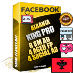 SUPER TRUST KING PRO Albanian Facebook Ad Accounts - 8 BM Ad Accounts + 4 Ad Accounts on King Profile + 4 aged Fan Pages with huge organic reach and active subscribers