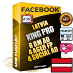 SUPER TRUST KING PRO Latvian Facebook Ad Accounts - 8 BM Ad Accounts + 4 Ad Accounts on King Profile + 4 aged Fan Pages with huge organic reach and active subscribers