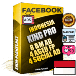 SUPER TRUST KING PRO Indonesian Facebook Ad Accounts - 8 BM Ad Accounts + 4 Ad Accounts on King Profile + 4 aged Fan Pages with huge organic reach and active subscribers