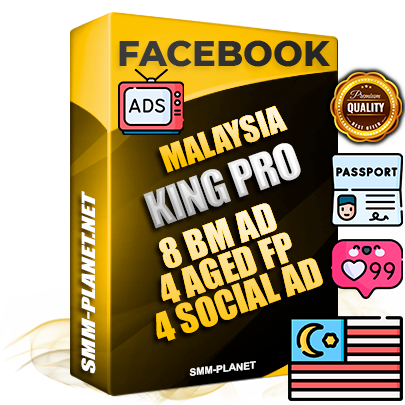 SUPER TRUST KING PRO Malaysian Facebook Ad Accounts - 8 BM Ad Accounts + 4 Ad Accounts on King Profile + 4 aged Fan Pages with huge organic reach and active subscribers