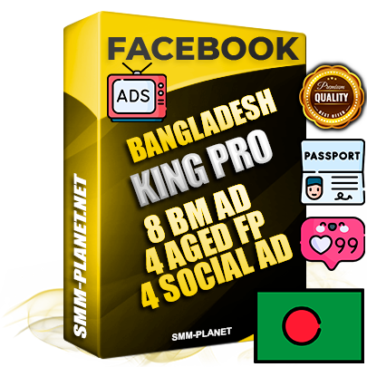 SUPER TRUST KING PRO Laotian Facebook Ad Accounts - 8 BM Ad Accounts + 4 Ad Accounts on King Profile + 4 aged Fan Pages with huge organic reach and active subscribers
