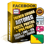 Ultimate Guiana PREMIUM AutoReg Facebook Accounts - Fully Loaded (Posts : Multi-Photos : Info)