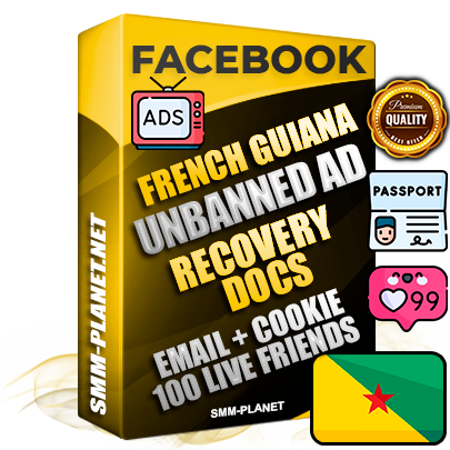 Premium Guiana Unbanned FB Ad Accounts with Recovery Docs