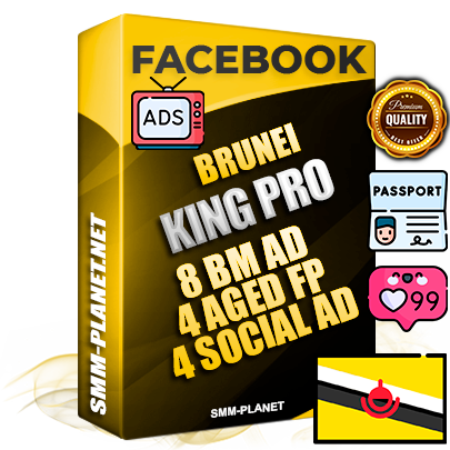 SUPER TRUST KING PRO Brunei Facebook Ad Accounts - 8 BM Ad Accounts + 4 Ad Accounts on King Profile + 4 aged Fan Pages with huge organic reach and active subscribers