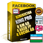 SUPER TRUST KING PRO Uzbek Facebook Ad Accounts - 8 BM Ad Accounts + 4 Ad Accounts on King Profile + 4 aged Fan Pages with huge organic reach and active subscribers