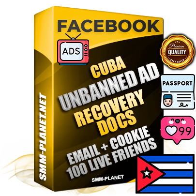 Premium Cuban Unbanned FB Ad Accounts with Recovery Docs