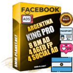 SUPER TRUST KING PRO Argentinian Facebook Ad Accounts - 8 BM Ad Accounts + 4 Ad Accounts on King Profile + 4 aged Fan Pages with huge organic reach and active subscribers