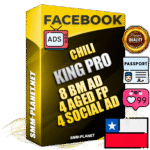 SUPER TRUST KING PRO Chilean Facebook Ad Accounts - 8 BM Ad Accounts + 4 Ad Accounts on King Profile + 4 aged Fan Pages with huge organic reach and active subscribers