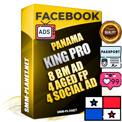 SUPER TRUST KING PRO Panamanian Facebook Ad Accounts - 8 BM Ad Accounts + 4 Ad Accounts on King Profile + 4 aged Fan Pages with huge organic reach and active subscribers