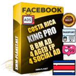 SUPER TRUST KING PRO Costa Rican Facebook Ad Accounts - 8 BM Ad Accounts + 4 Ad Accounts on King Profile + 4 aged Fan Pages with huge organic reach and active subscribers