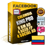 SUPER TRUST KING PRO Colombian Facebook Ad Accounts - 8 BM Ad Accounts + 4 Ad Accounts on King Profile + 4 aged Fan Pages with huge organic reach and active subscribers
