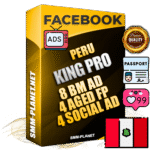 SUPER TRUST KING PRO Peruvian Facebook Ad Accounts - 8 BM Ad Accounts + 4 Ad Accounts on King Profile + 4 aged Fan Pages with huge organic reach and active subscribers