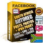 Ultimate South African PREMIUM AutoReg Facebook Accounts - Fully Loaded (Posts : Multi-Photos : Info)