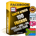 Elite South African PREMIUM Handcrafted Facebook Accounts - 100 Authentic Live Friends with High Trust for Ads