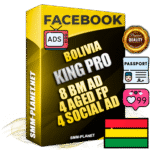 SUPER TRUST KING PRO Bolivian Facebook Ad Accounts - 8 BM Ad Accounts + 4 Ad Accounts on King Profile + 4 aged Fan Pages with huge organic reach and active subscribers