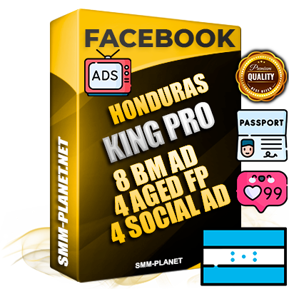 SUPER TRUST KING PRO Honduran Facebook Ad Accounts - 8 BM Ad Accounts + 4 Ad Accounts on King Profile + 4 aged Fan Pages with huge organic reach and active subscribers