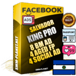 SUPER TRUST KING PRO Salvadoran Facebook Ad Accounts - 8 BM Ad Accounts + 4 Ad Accounts on King Profile + 4 aged Fan Pages with huge organic reach and active subscribers