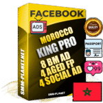 SUPER TRUST KING PRO Moroccan Facebook Ad Accounts - 8 BM Ad Accounts + 4 Ad Accounts on King Profile + 4 aged Fan Pages with huge organic reach and active subscribers