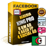 SUPER TRUST KING PRO Algerian Facebook Ad Accounts - 8 BM Ad Accounts + 4 Ad Accounts on King Profile + 4 aged Fan Pages with huge organic reach and active subscribers