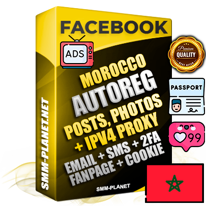 Ultimate Moroccan PREMIUM AutoReg Facebook Accounts - Fully Loaded (Posts : Multi-Photos : Info)