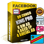 SUPER TRUST KING PRO DR Congo Facebook Ad Accounts - 8 BM Ad Accounts + 4 Ad Accounts on King Profile + 4 aged Fan Pages with huge organic reach and active subscribers