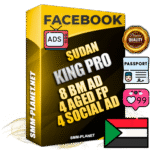 SUPER TRUST KING PRO Sudanese Facebook Ad Accounts - 8 BM Ad Accounts + 4 Ad Accounts on King Profile + 4 aged Fan Pages with huge organic reach and active subscribers