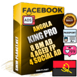 SUPER TRUST KING PRO Angolan Facebook Ad Accounts - 8 BM Ad Accounts + 4 Ad Accounts on King Profile + 4 aged Fan Pages with huge organic reach and active subscribers